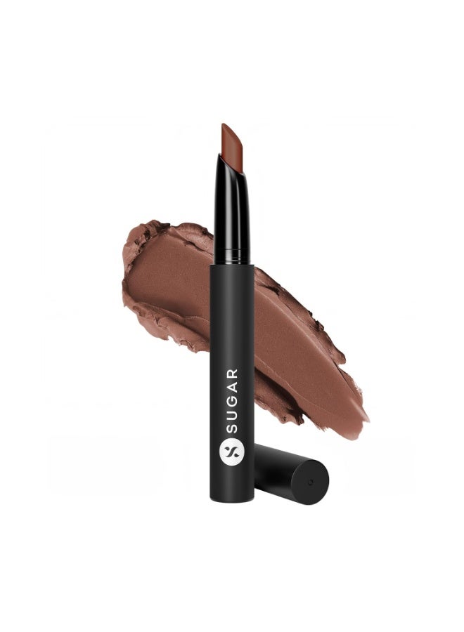 SUGAR Cosmetics Matte Attack Lipstick for Women | Transferproof & Smudgeproof | Lasts upto 12hrs | Enriched With Jojoba Oil | 2gm - Caffeine Bandit - Image 1